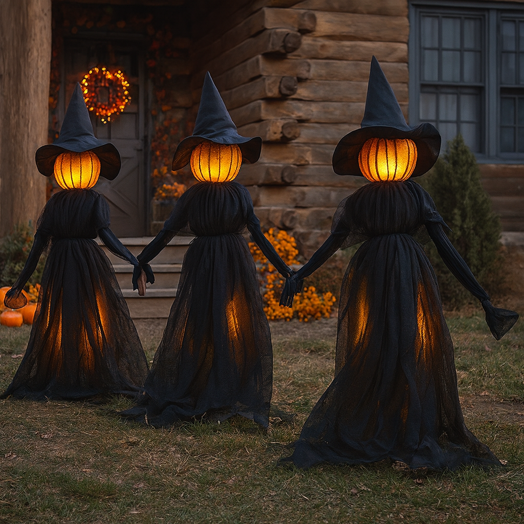 Screaming Sisters™ | Create a Haunted Yard Scene Instantly