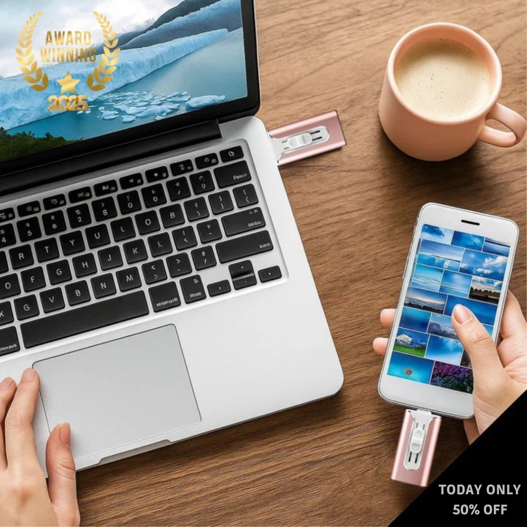 FlexiDrive™ | Huge Storage for Any Phone